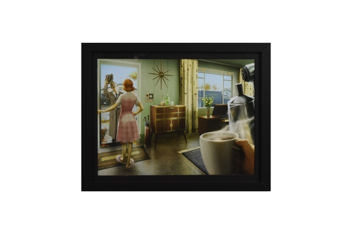 Fallout 4 Home Sweet Home Pre-War Concept Art (Framed Poster)