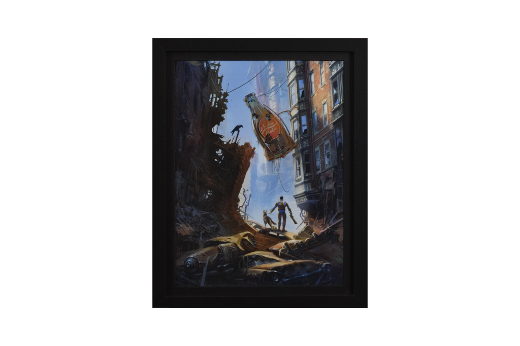 Fallout 4 Sole Survivor In Boston Concept Art (Framed Poster)
