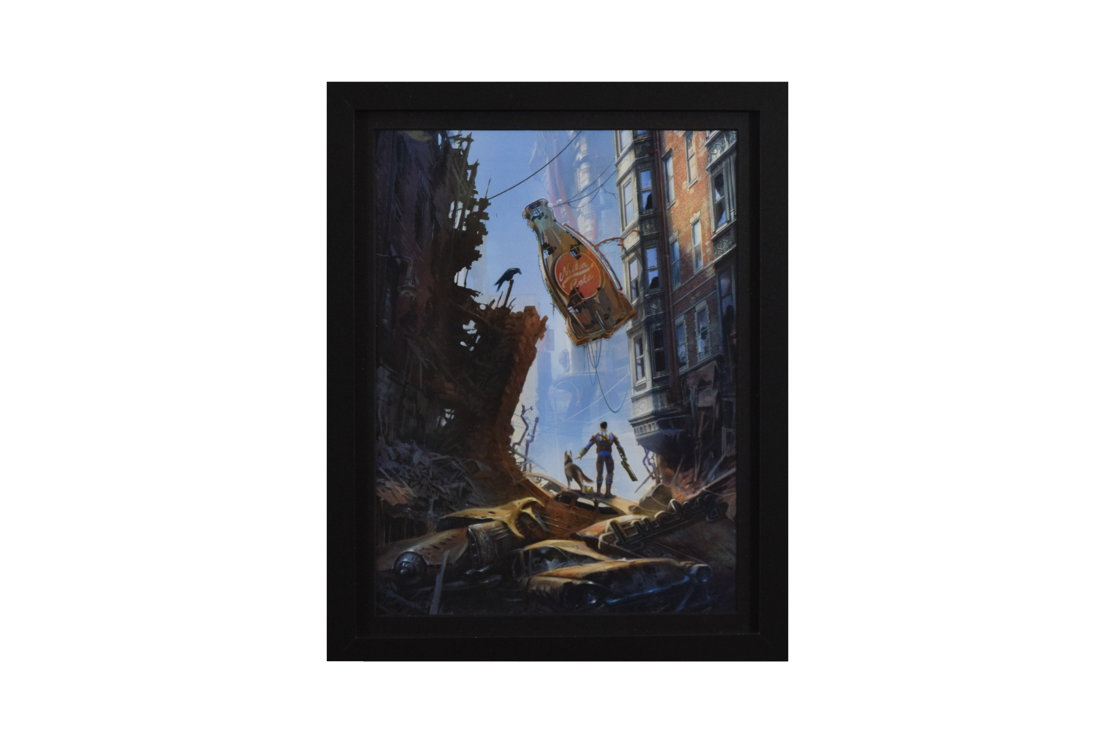 Fallout 4 Sole Survivor In Boston Concept Art (Framed Poster)