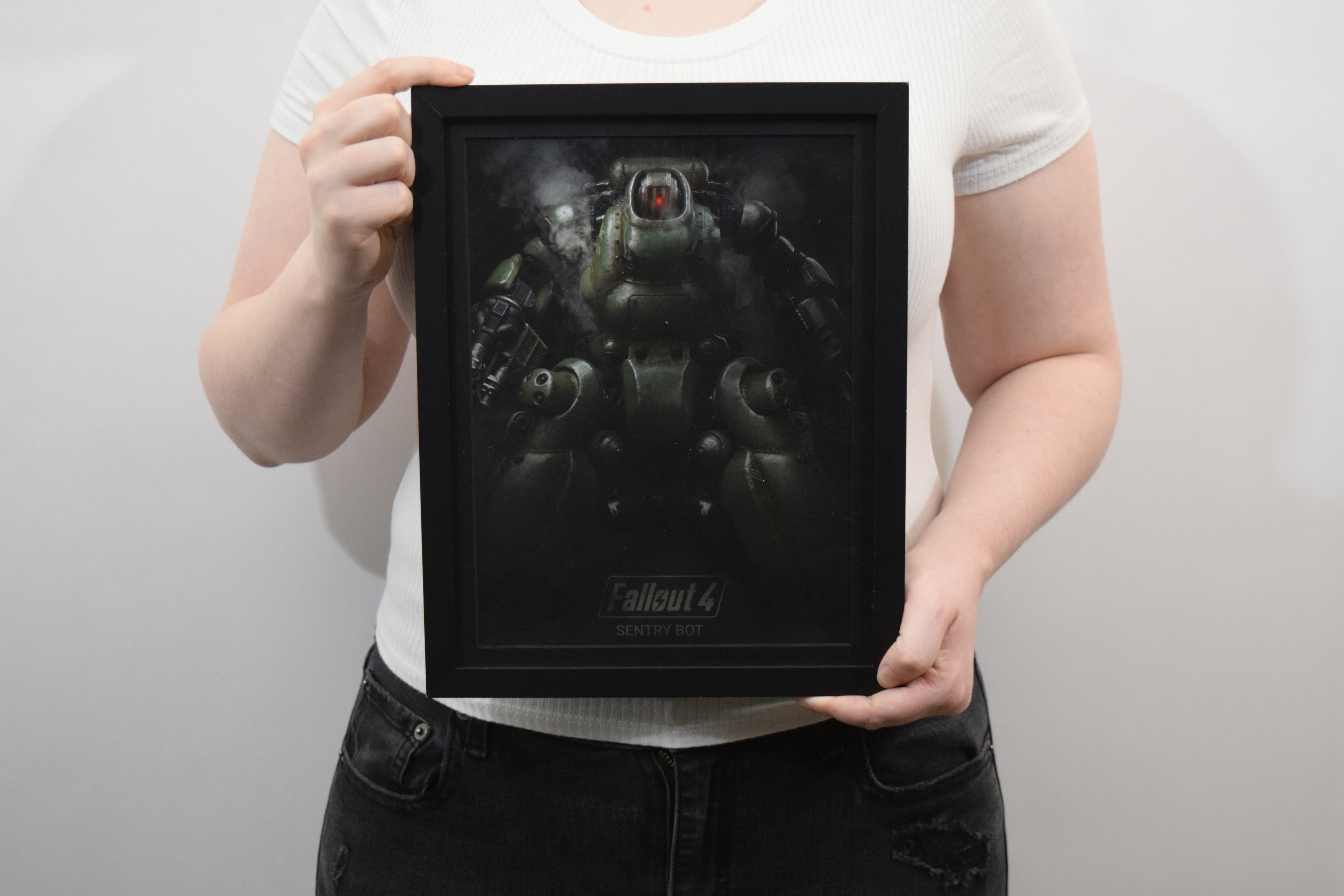 Fallout 4 Sentry Bot Wall Art (Framed Poster)