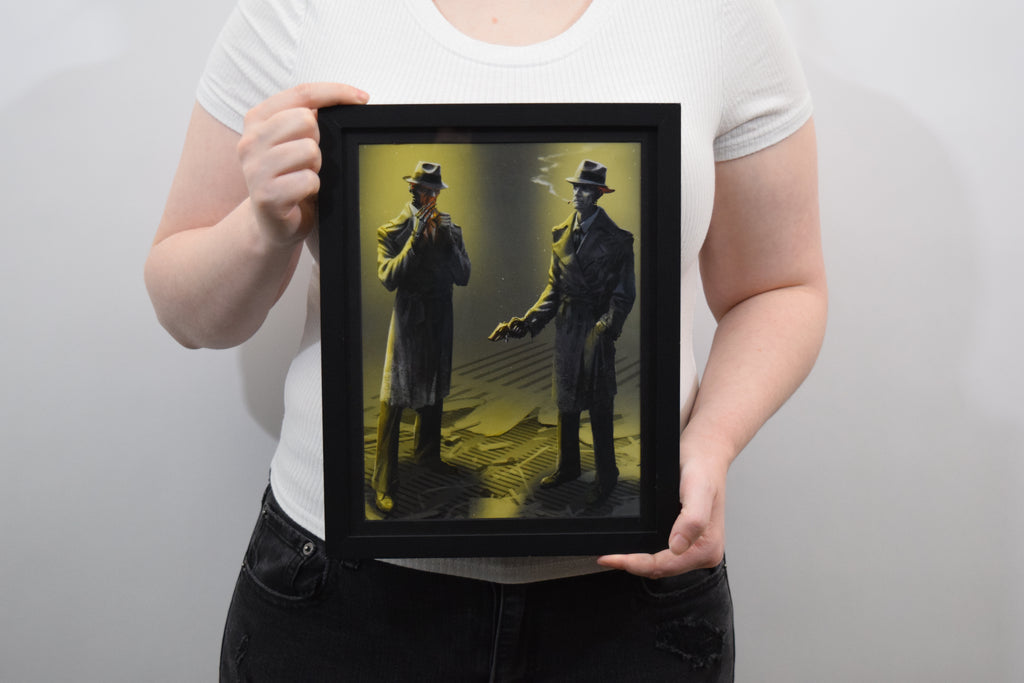 Fallout 4 Nick Valentine Concept Art (Framed Poster)