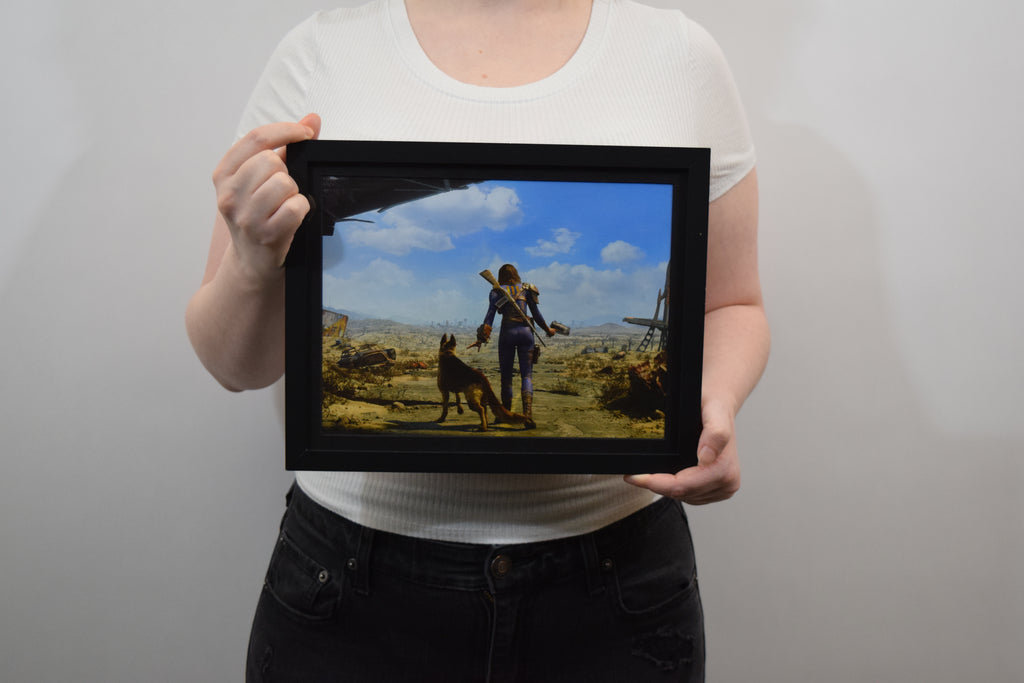Female Sole Survivor in the Commonwealth Wall Art (Framed Poster)