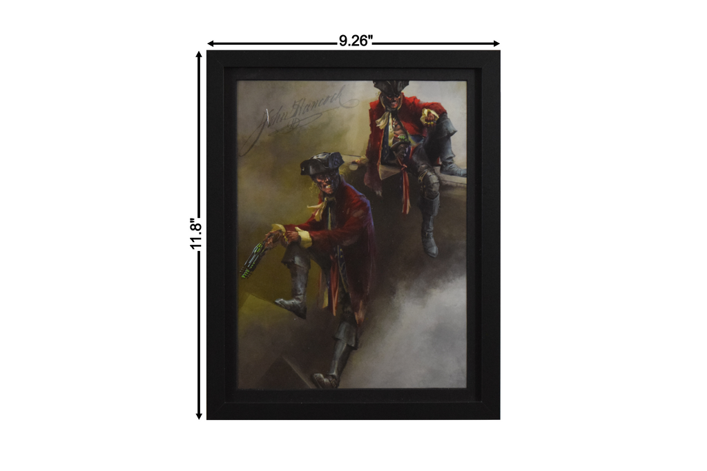 Fallout 4 John Hancock Concept Art (Framed Poster)