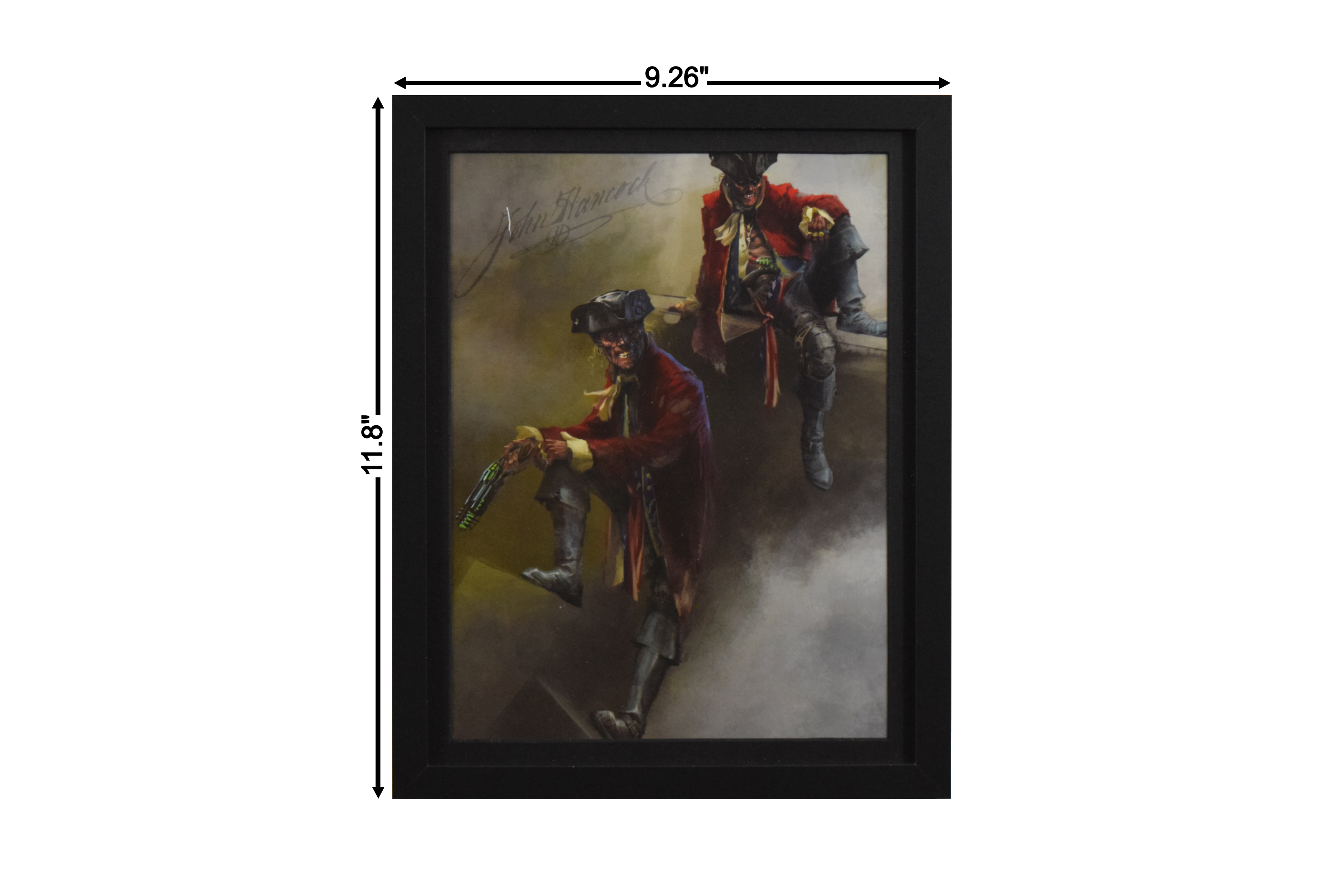 Fallout 4 John Hancock Concept Art (Framed Poster)