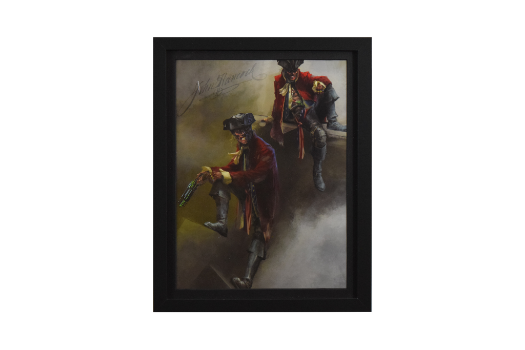 Fallout 4 John Hancock Concept Art (Framed Poster)