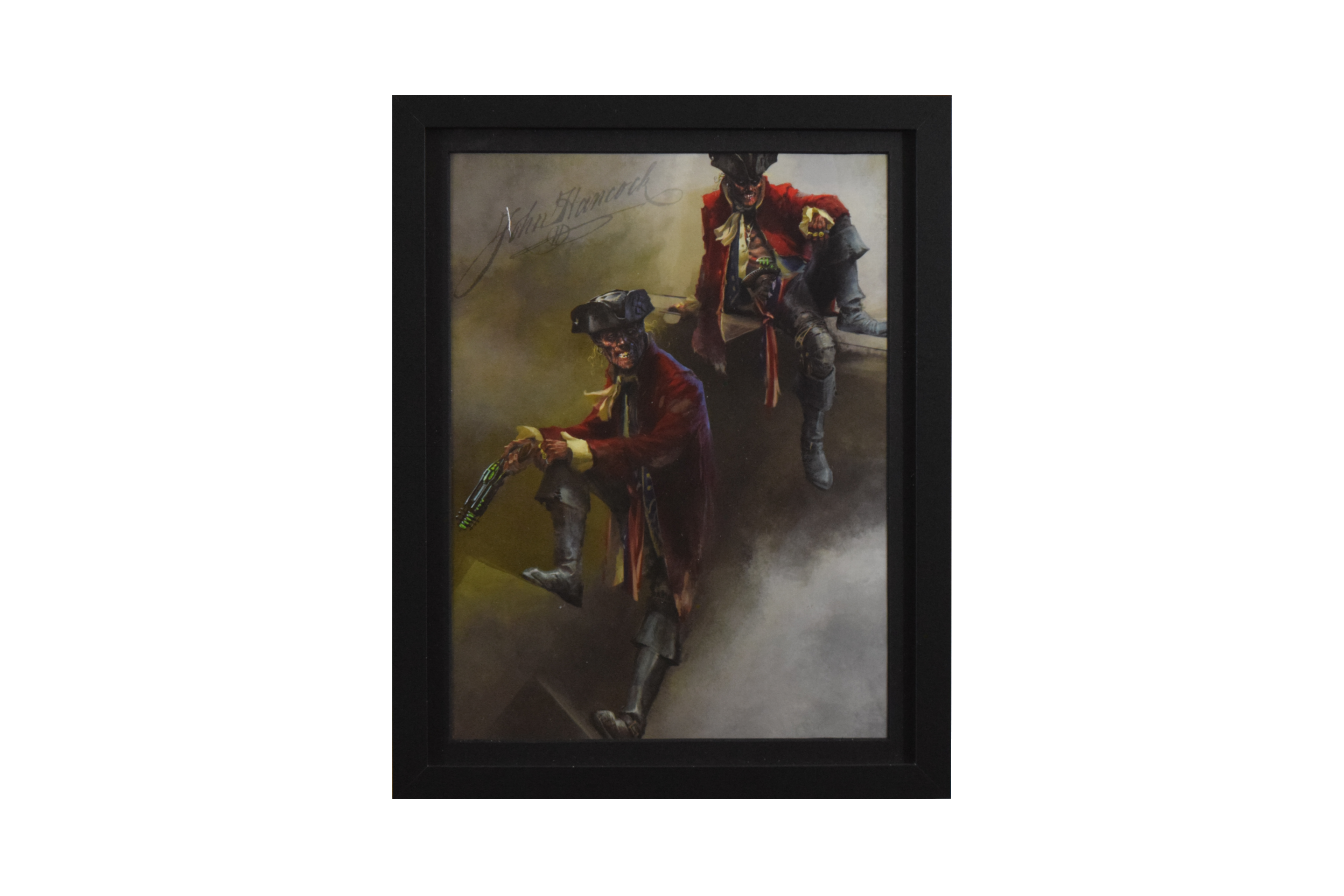 Fallout 4 John Hancock Concept Art (Framed Poster)