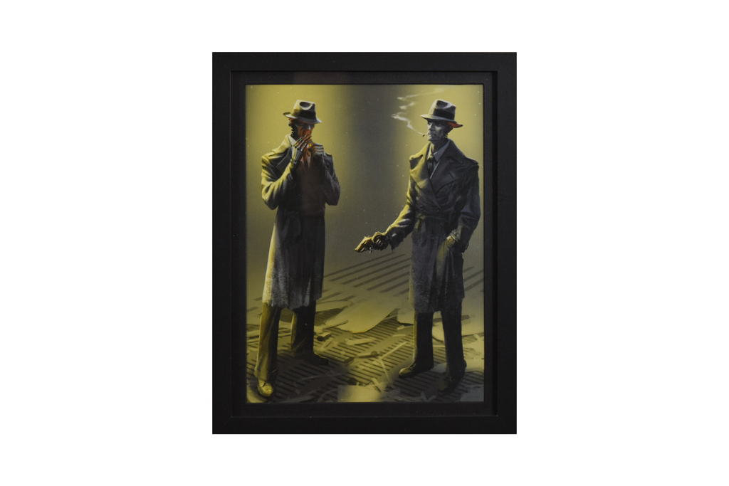 Fallout 4 Nick Valentine Concept Art (Framed Poster)