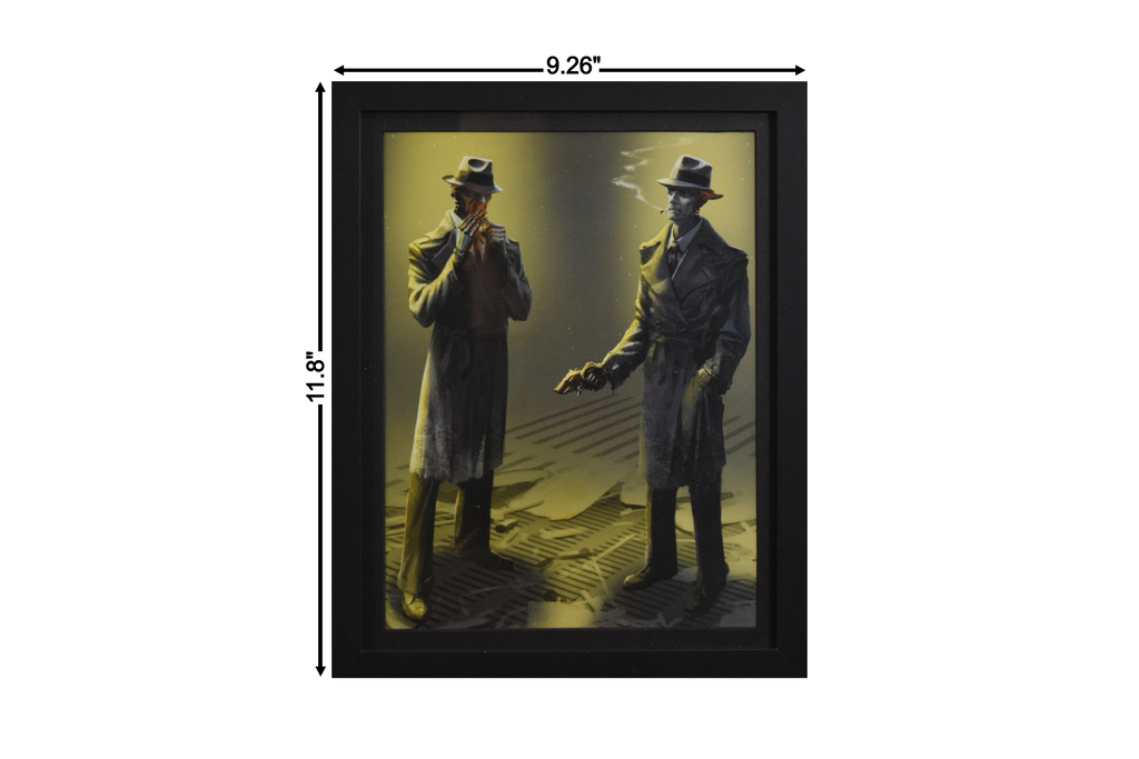 Fallout 4 Nick Valentine Concept Art (Framed Poster)