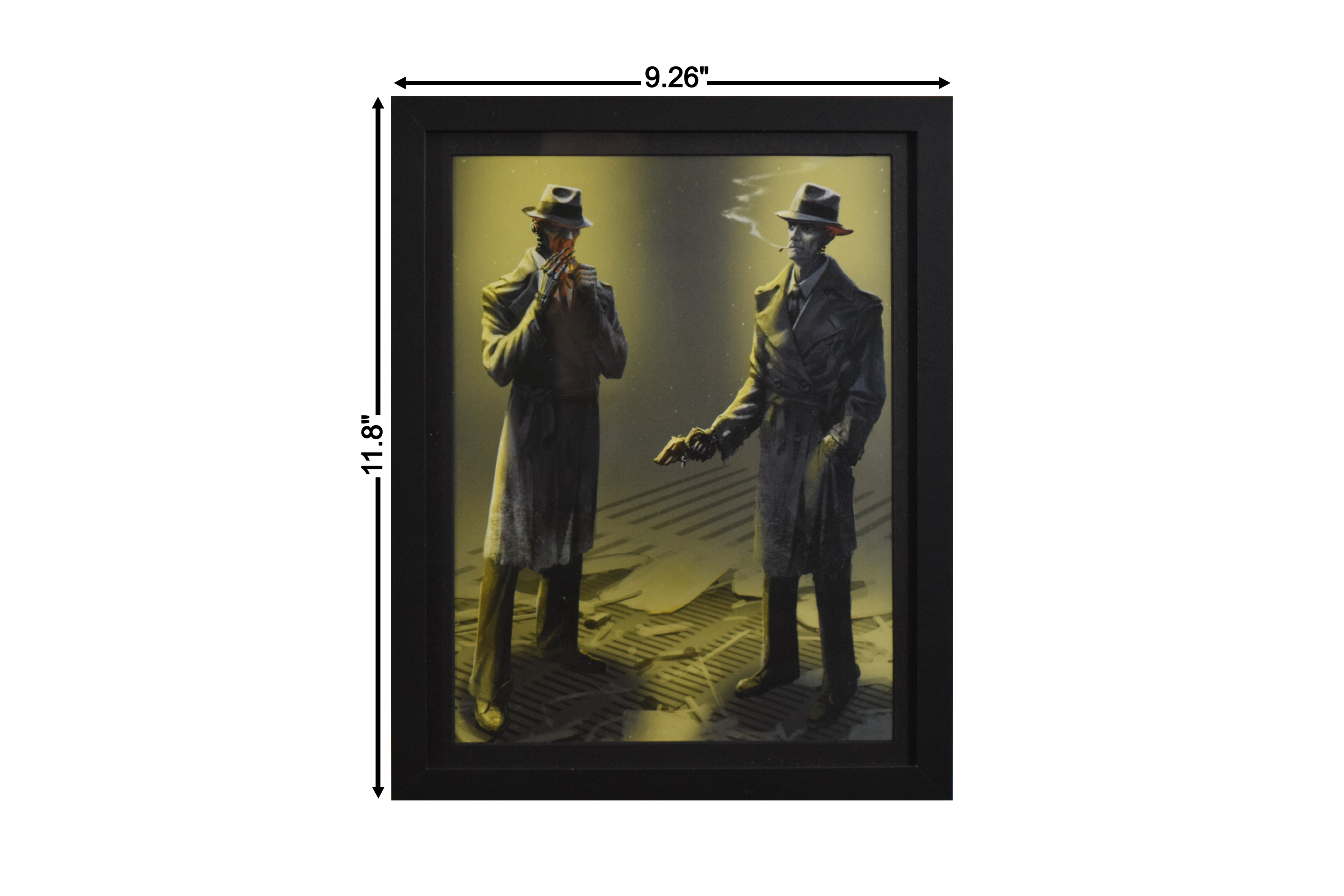 Fallout 4 Nick Valentine Concept Art (Framed Poster)