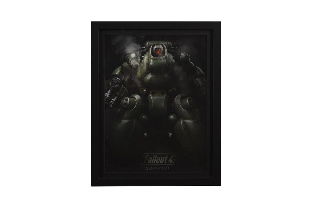 Fallout 4 Sentry Bot Wall Art (Framed Poster)