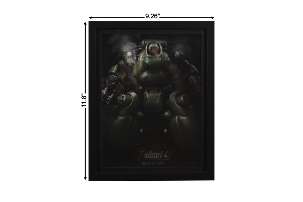 Fallout 4 Sentry Bot Wall Art (Framed Poster)