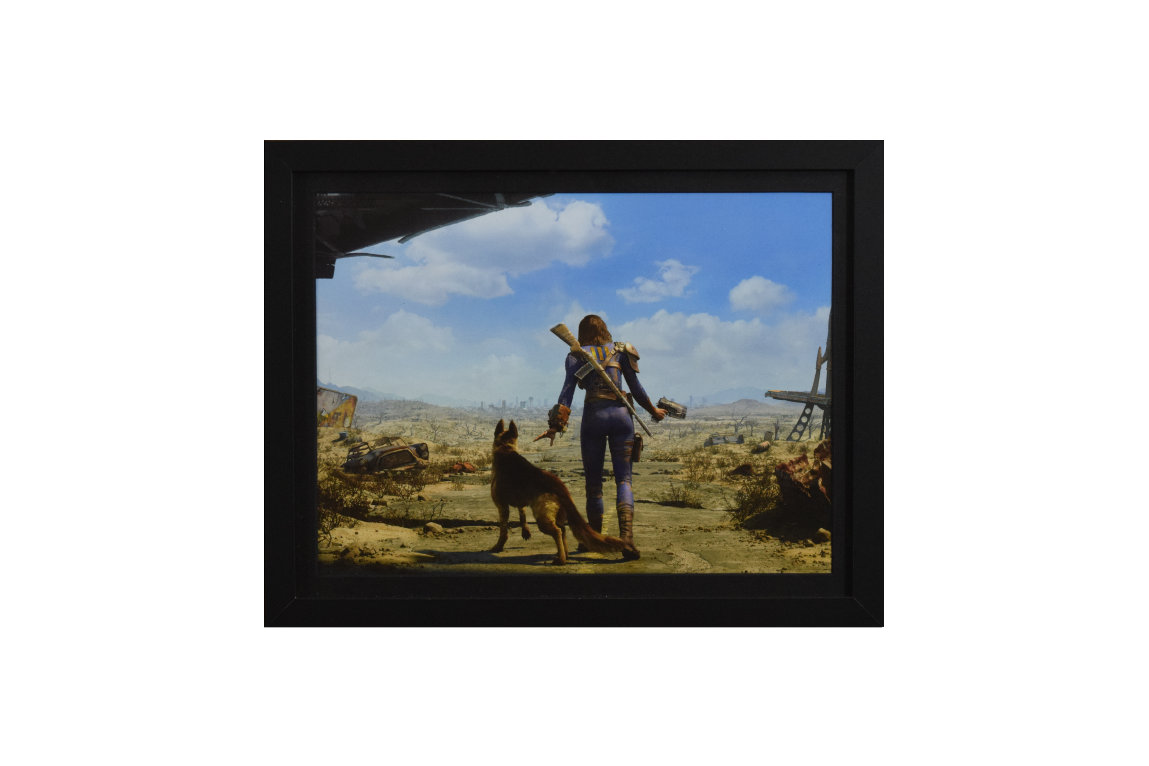 Female Sole Survivor in the Commonwealth Wall Art (Framed Poster)