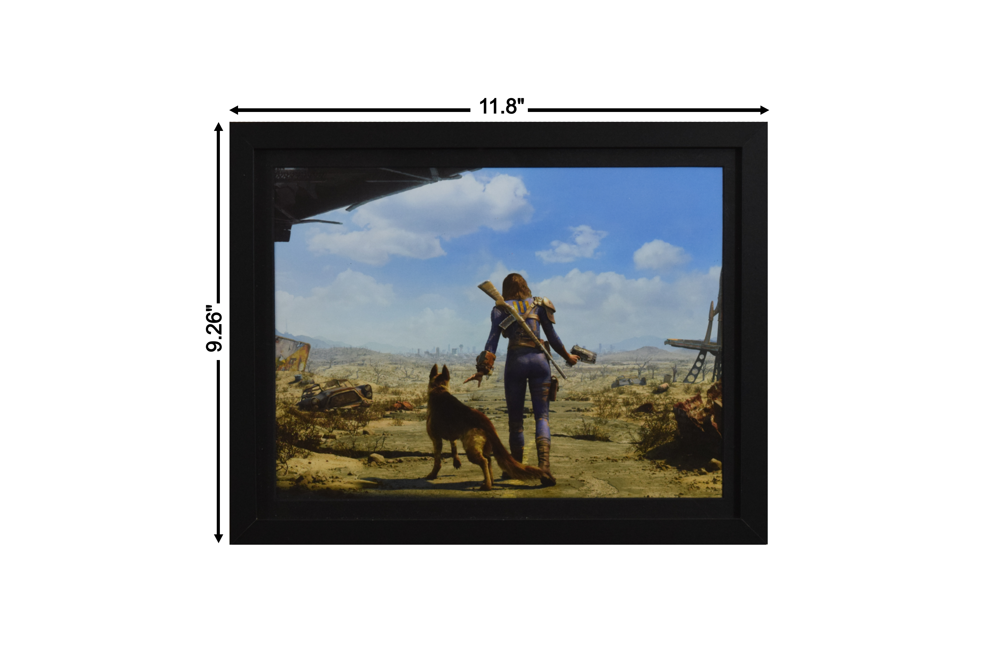 Female Sole Survivor in the Commonwealth Wall Art (Framed Poster)