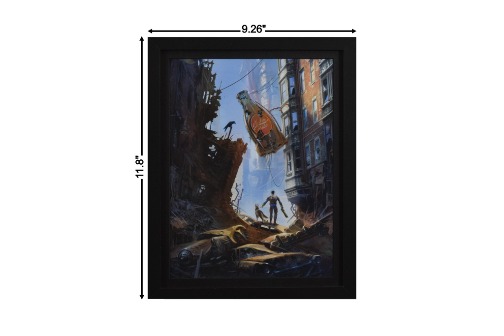 Fallout 4 Sole Survivor In Boston Concept Art (Framed Poster)