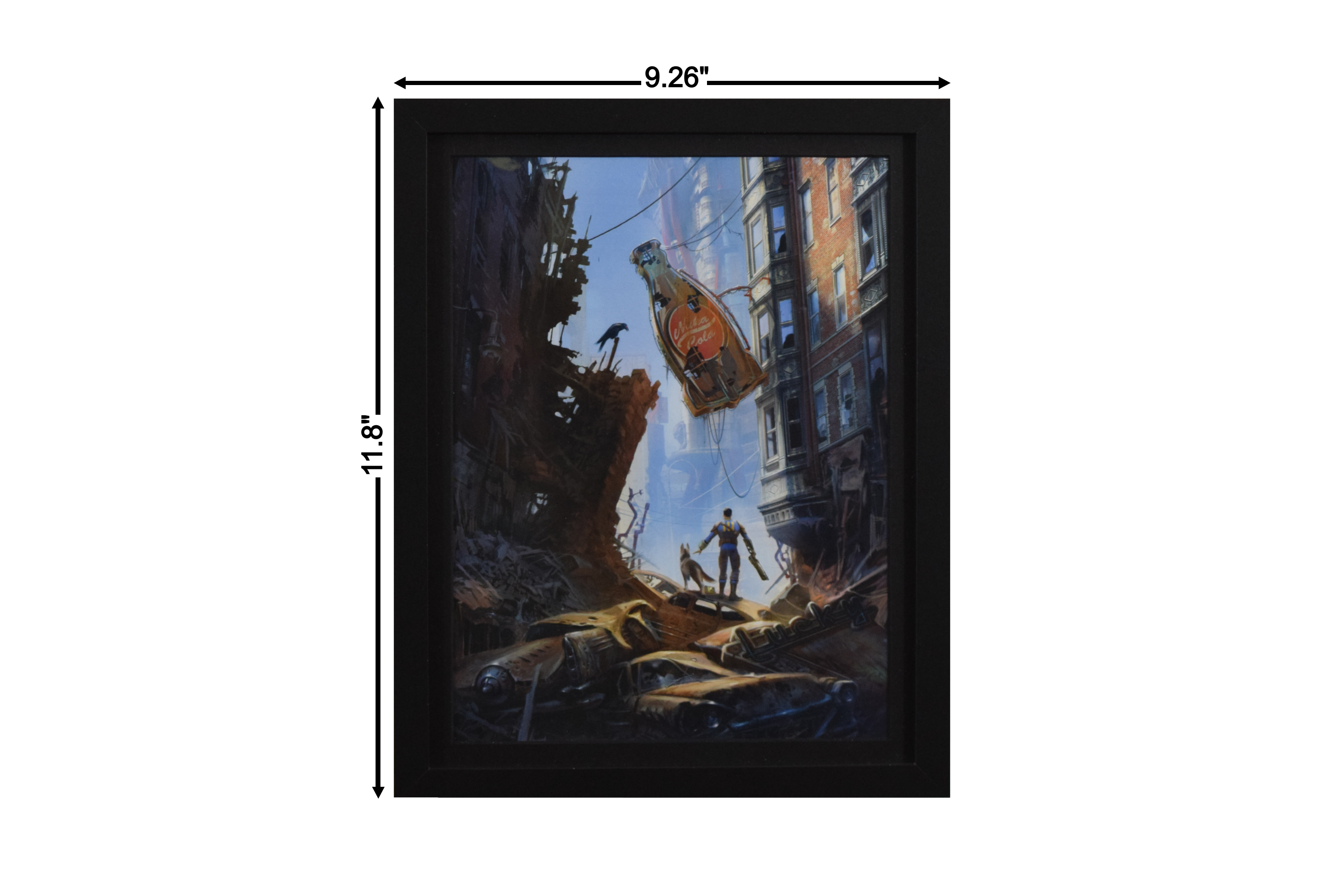 Fallout 4 Sole Survivor In Boston Concept Art (Framed Poster)